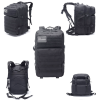 Military 3P Tactical 45L Backpack | Army 3 Day Assault Pack | Molle Bag Rucksack | Range Bag